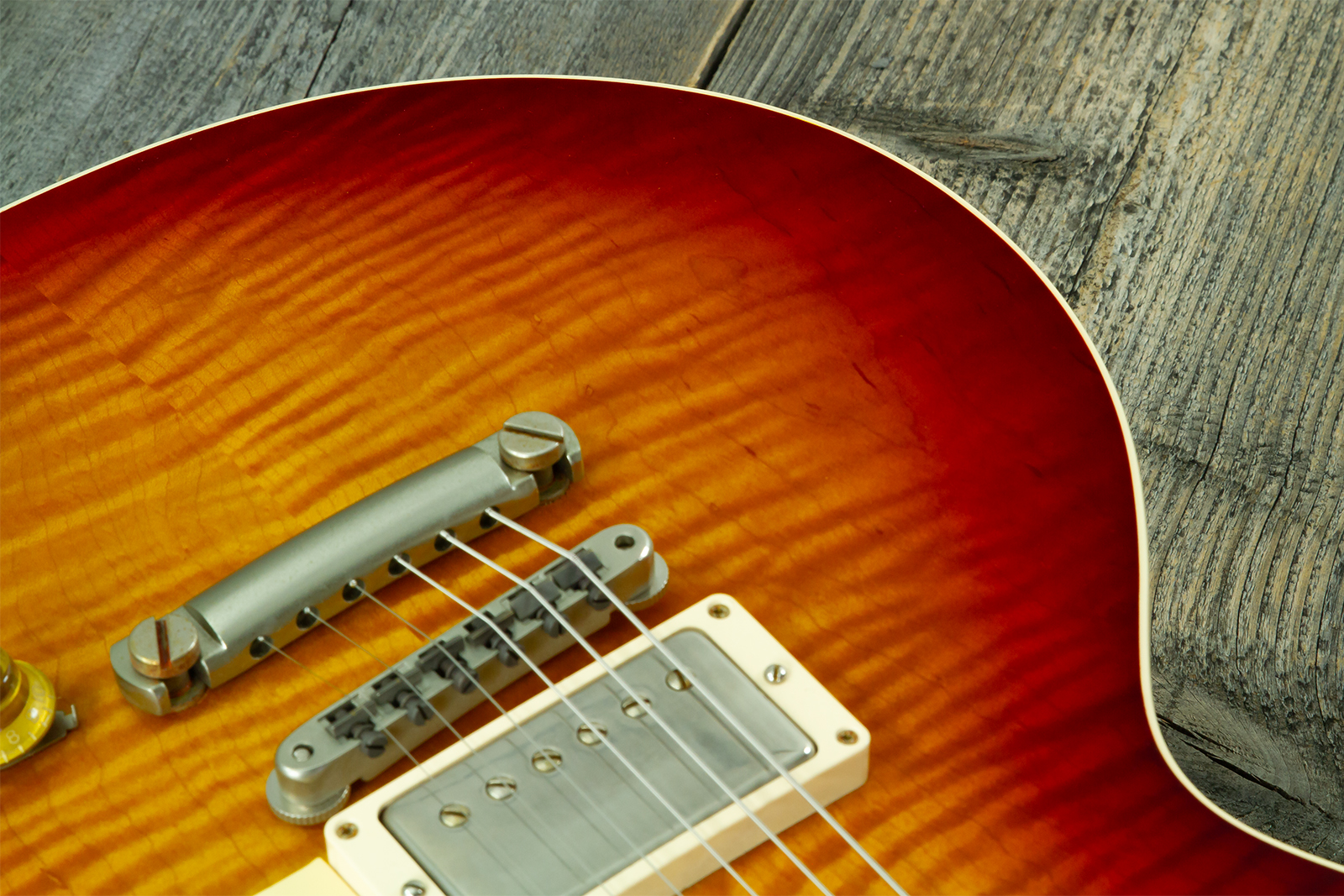 Gibson Custom Shop Les Paul Standard 1959 2h Ht Rw #982048 - Vos Vintage Cherry Sunburst - Single cut gitaar - Variation 3