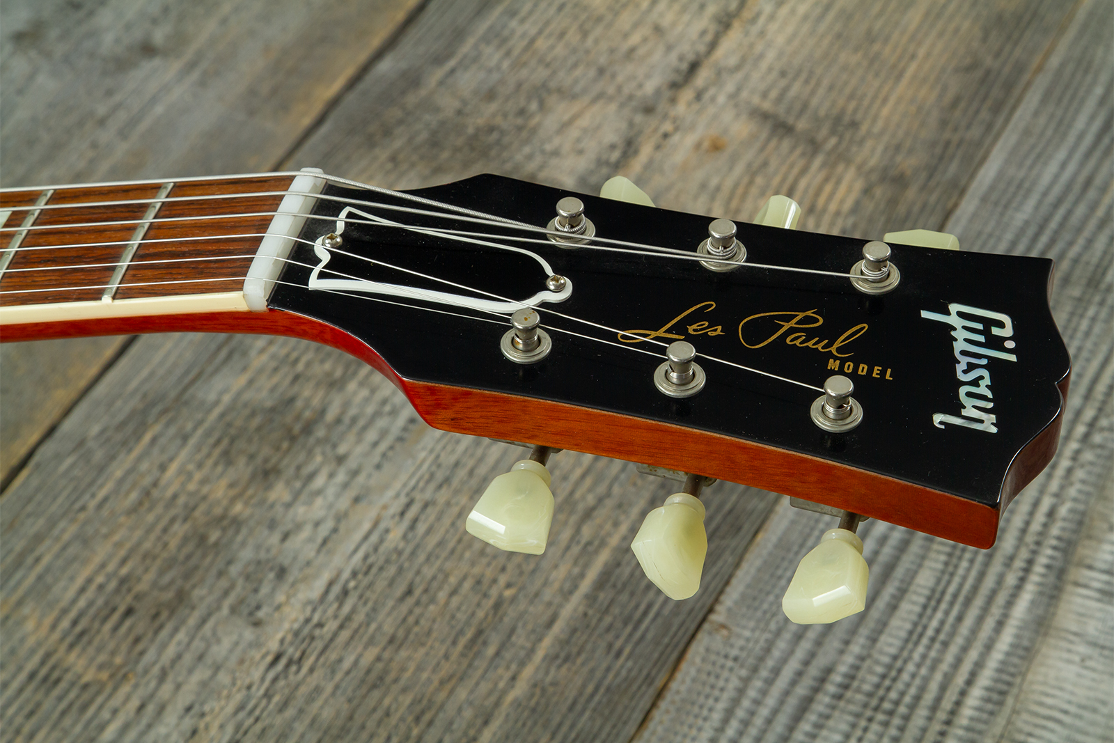 Gibson Custom Shop Les Paul Standard 1959 2h Ht Rw #982048 - Vos Vintage Cherry Sunburst - Single cut gitaar - Variation 6