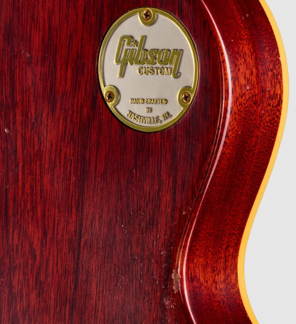 Gibson Custom Shop Les Paul Standard 1959 Birdseye Maple Le Ltd 2h Ht Rw - Murphy Lab Light Aged Peach Tea Burst - Single cut gitaar - Variation 5