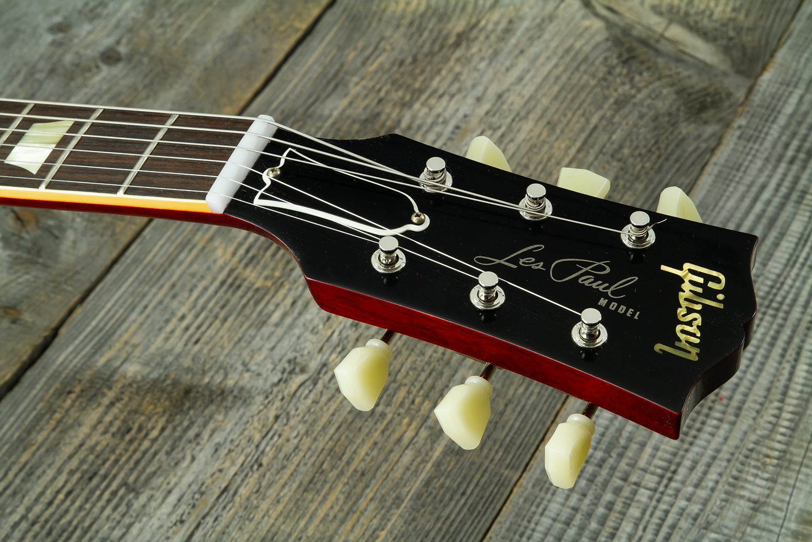 Gibson Custom Shop Les Paul Standard 1959 Reissue 2h Ht Rw #951086 - Vos Iced Tea Burst - Single cut gitaar - Variation 11