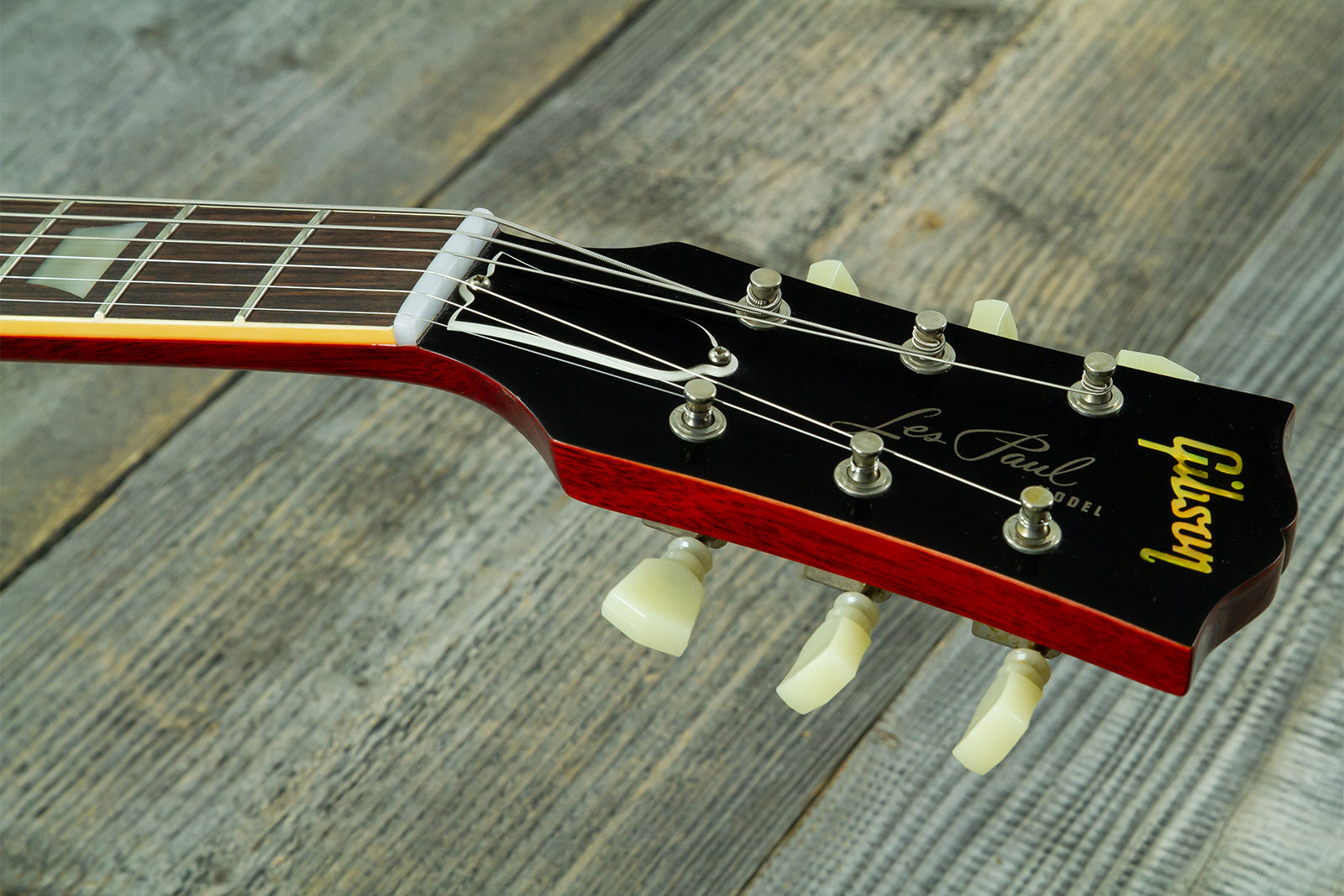 Gibson Custom Shop Les Paul Standard 1960 Reissue 2h Ht Rw #04495 - Vos Tangerine Burst - Single cut gitaar - Variation 6