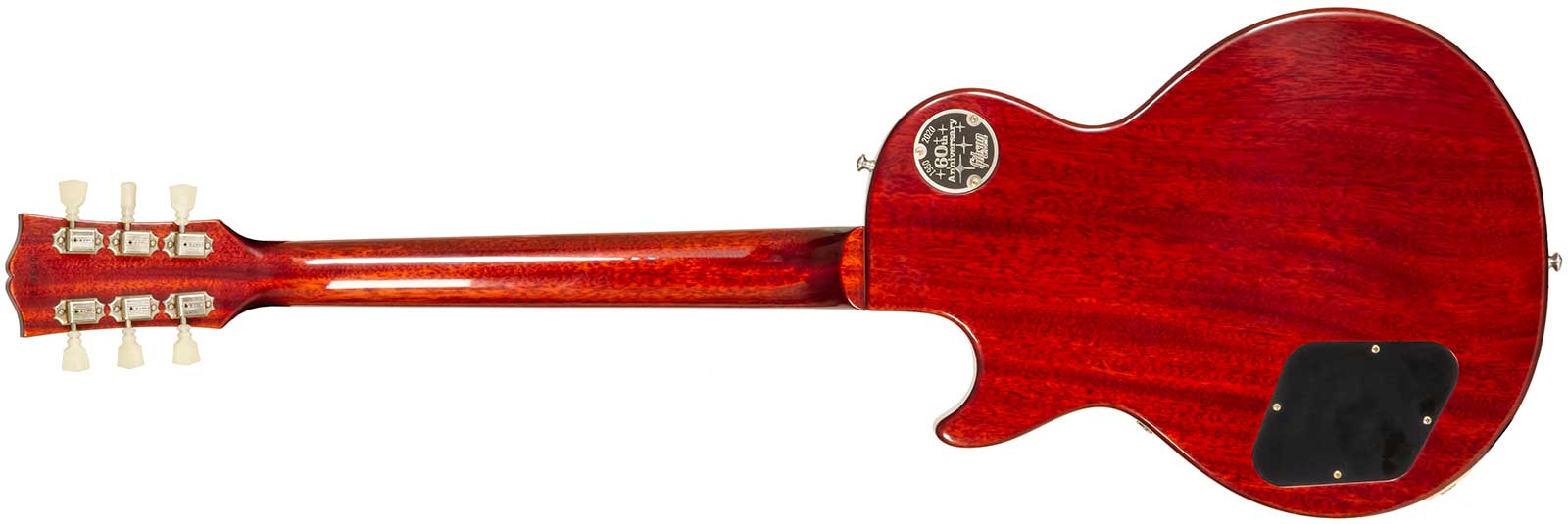 Gibson Custom Shop Les Paul Standard 1960 V2 60th Anniversary 2h Ht Rw #0600 - Vos Orange Lemon Fade - Enkel gesneden elektrische gitaar - Variation 1