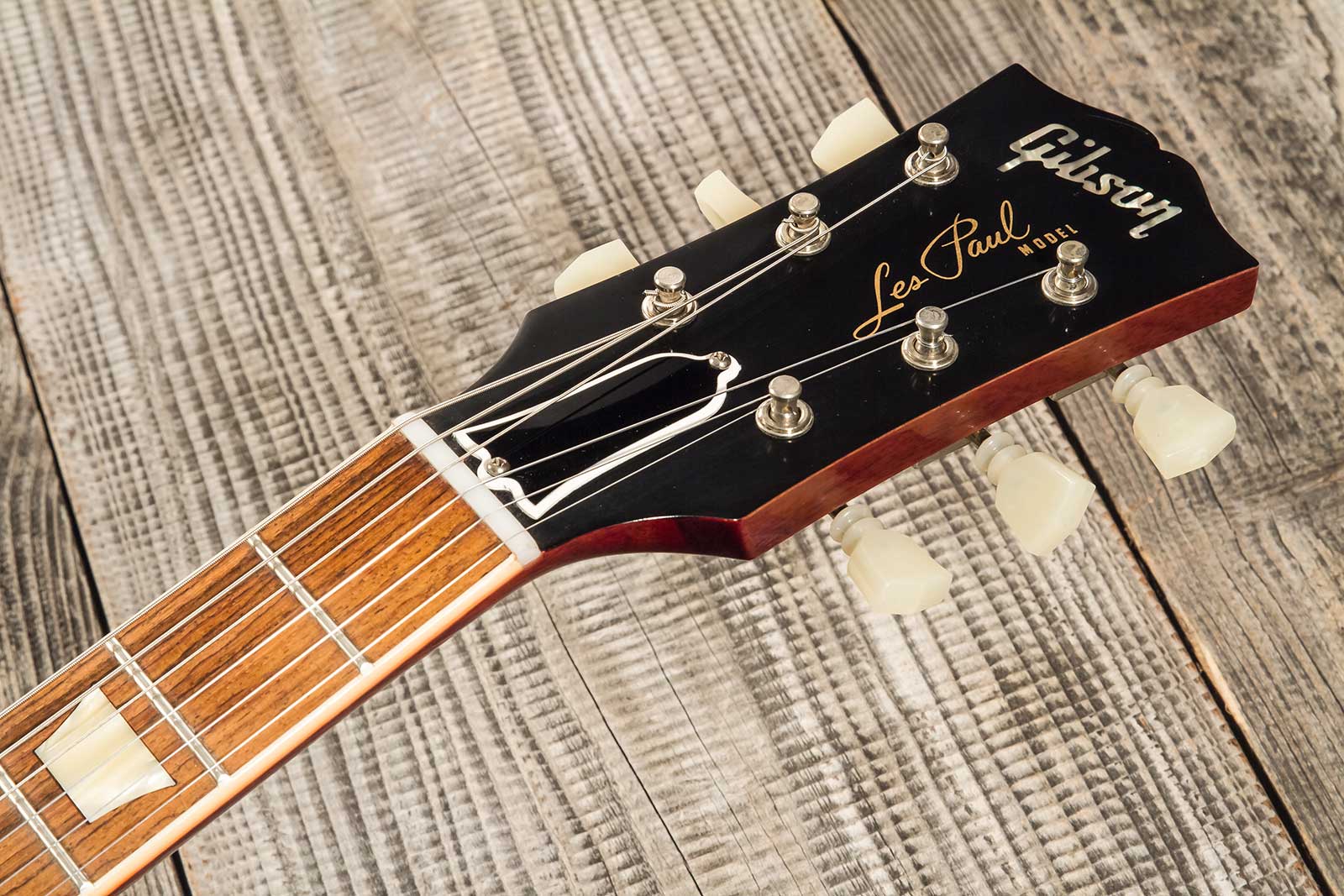 Gibson Custom Shop Les Paul Standard 1960 V2 60th Anniversary 2h Ht Rw #0600 - Vos Orange Lemon Fade - Enkel gesneden elektrische gitaar - Variation 7