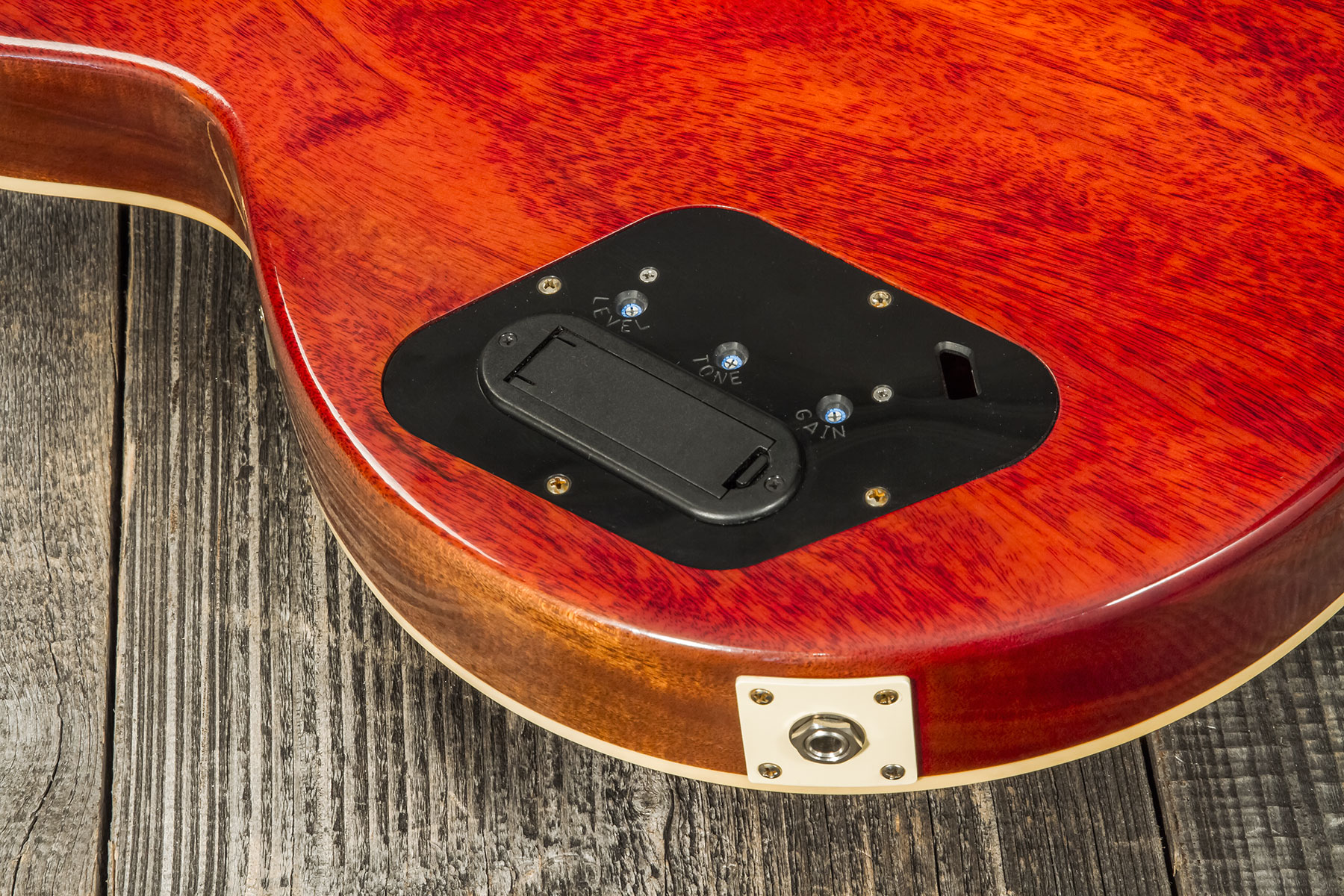 Gibson Custom Shop Les Paul Standard Burstdriver 2h Ht Rw #871130 - Vos Amber Ale - Enkel gesneden elektrische gitaar - Variation 7