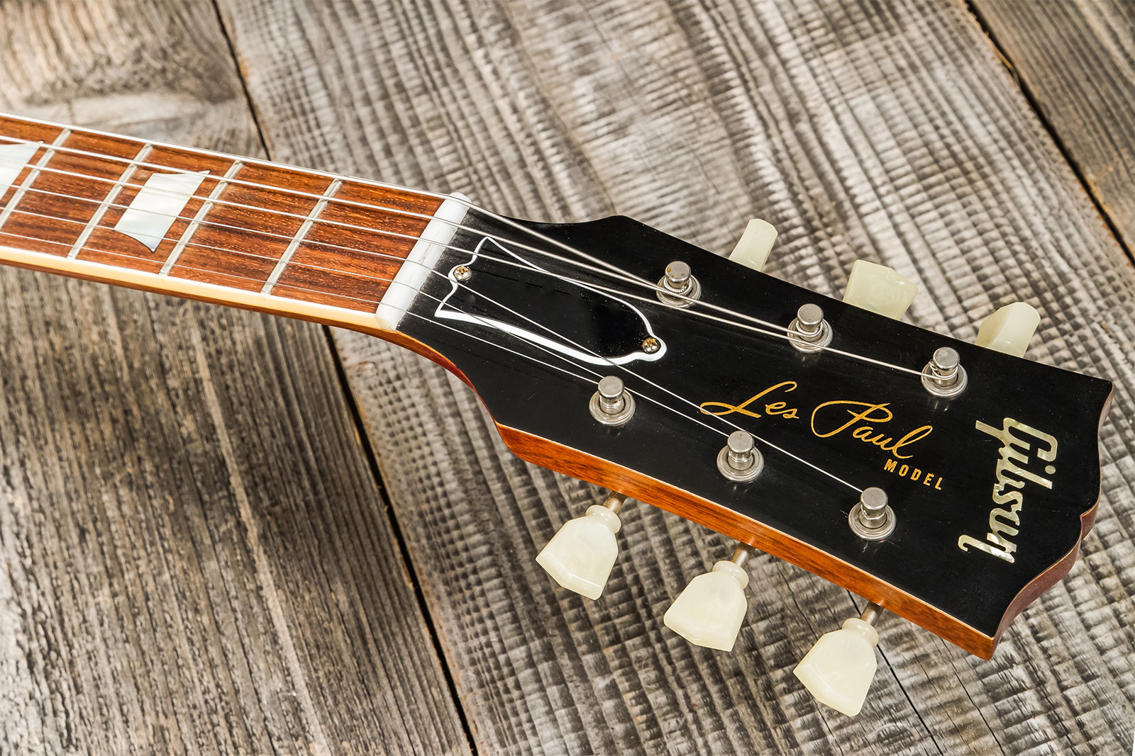 Gibson Custom Shop Les Paul Standard Burstdriver 2h Ht Rw #871130 - Vos Amber Ale - Enkel gesneden elektrische gitaar - Variation 8