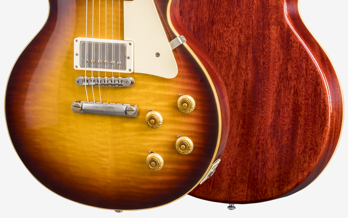 Gibson Custom Shop Les Paul Standard Burstdriver 2h Ht Rw #871302 - Vos Havana Fade - Enkel gesneden elektrische gitaar - Variation 2