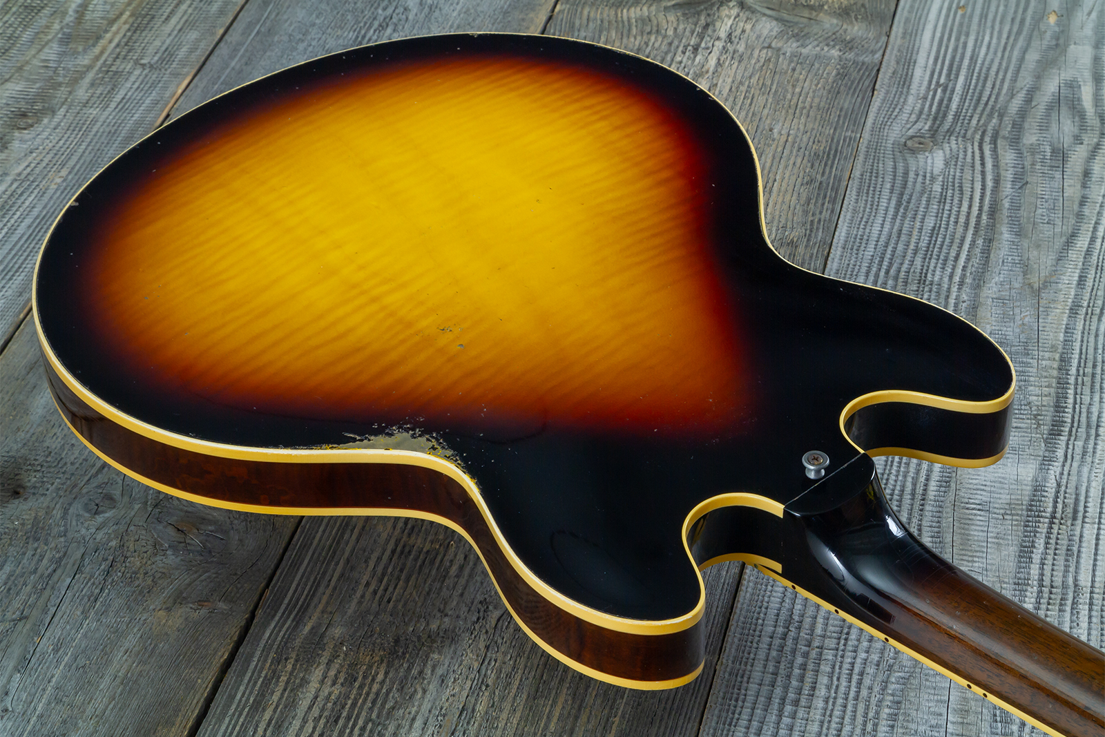 Gibson Custom Shop M2m Es335 1964 Reissue 2h Ht Rw #150092 - Murphy Lab Light Aged Vintage Burst - Semi hollow elektriche gitaar - Variation 7