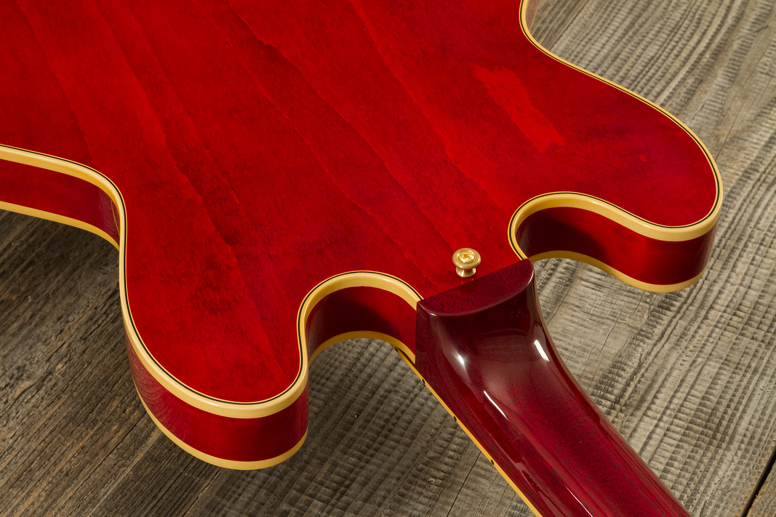 Gibson Custom Shop M2m Es355 1959 Bigsby Custom Made Plate 2h Trem Eb #a950134 - Vos 60s Cherry - Semi hollow elektriche gitaar - Variation 9