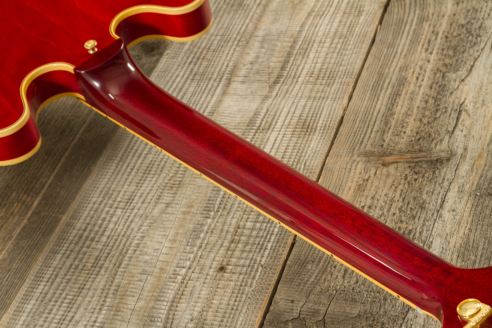 Gibson Custom Shop M2m Es355 1959 Bigsby Custom Made Plate 2h Trem Eb #a950134 - Vos 60s Cherry - Semi hollow elektriche gitaar - Variation 10