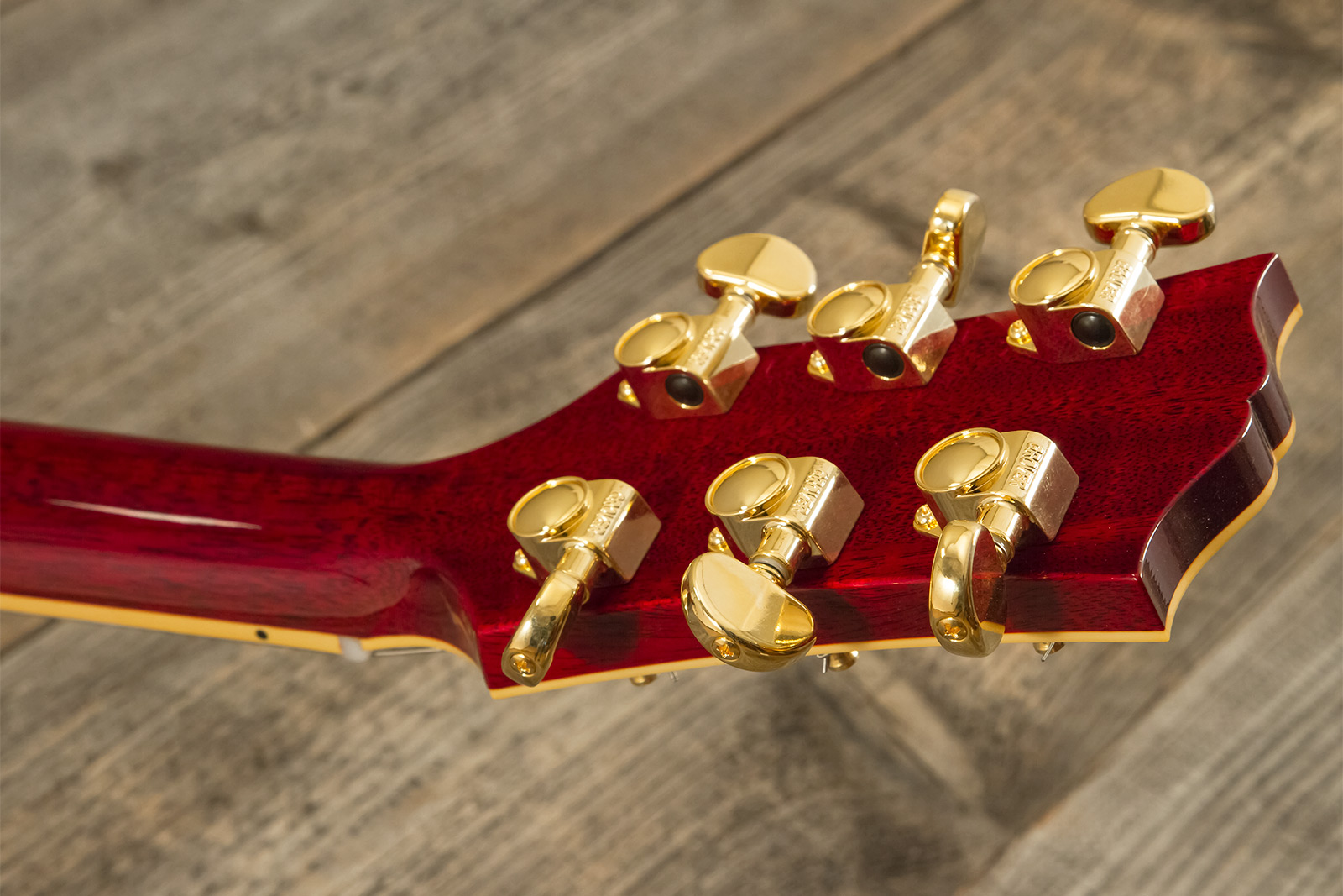Gibson Custom Shop M2m Es355 1959 Bigsby Custom Made Plate 2h Trem Eb #a950134 - Vos 60s Cherry - Semi hollow elektriche gitaar - Variation 11