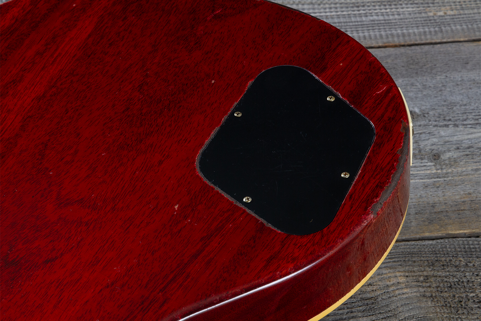 Gibson Custom Shop M2m Les Paul Standard 1958 2h Ht Rw #85546 - Murphy Lab Light Aged Ebony O. Gold - Single cut gitaar - Variation 9