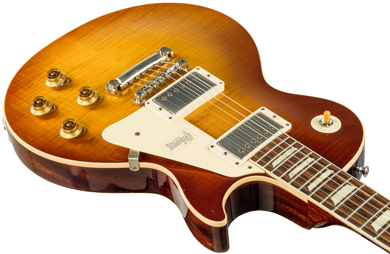 Gibson Custom Shop M2m Les Paul Standard 1958 2h Ht Rw #89886 - Aged Royal Teaburst - Enkel gesneden elektrische gitaar - Variation 2
