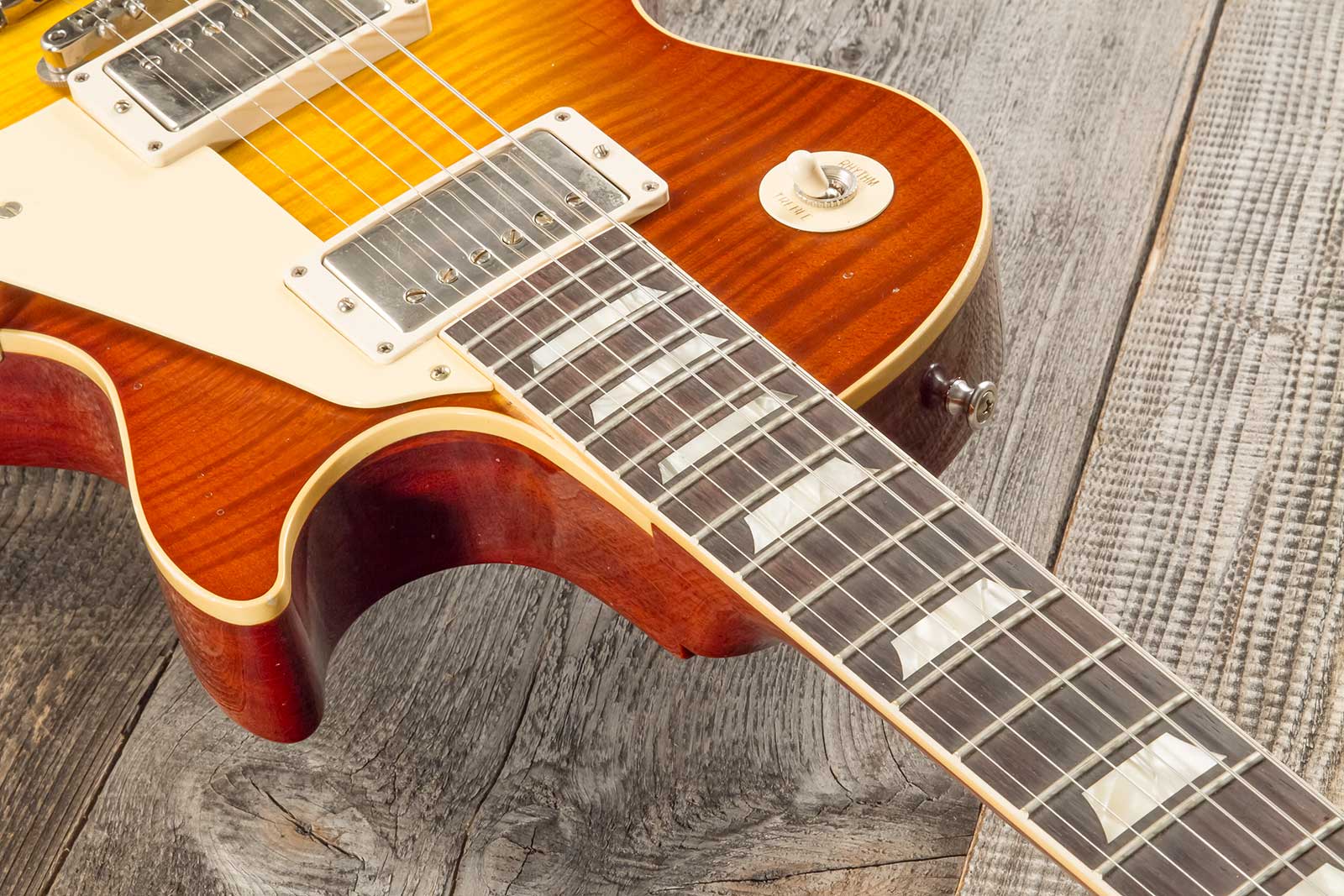 Gibson Custom Shop M2m Les Paul Standard 1959 2h Ht Rw #94898 - Murphy Lab Light Aged Royal Tea Burst - Enkel gesneden elektrische gitaar - Variation 