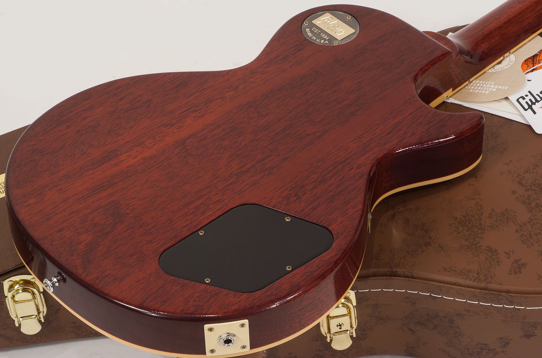 Gibson Custom Shop M2m Les Paul Standard 1959 Lh Gaucher Ltd 2h Ht Rw #971610 - Vos Washed Cherry - Linkshandige elektrische gitaar - Variation 5
