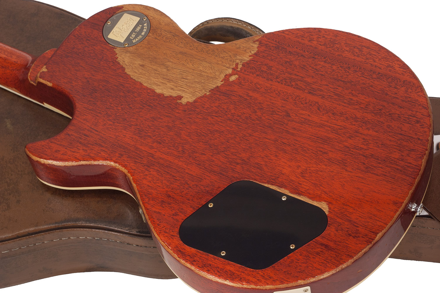 Gibson Custom Shop M2m Les Paul Standard 1959 2h Ht Rw #r961618 - Aged Sunrise Teaburst - Enkel gesneden elektrische gitaar - Variation 3