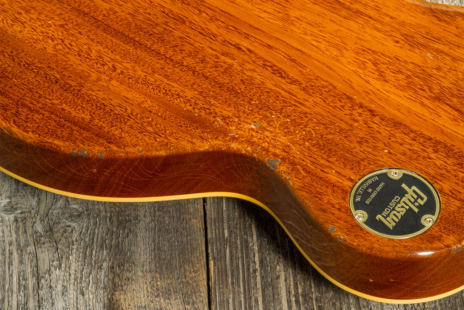 Gibson Custom Shop M2m Les Paul Standard 1959 Reissue 2h Ht Rw #932149 - Murphy Lab Light Aged Green Lemon Burst - Enkel gesneden elektrische gitaar -