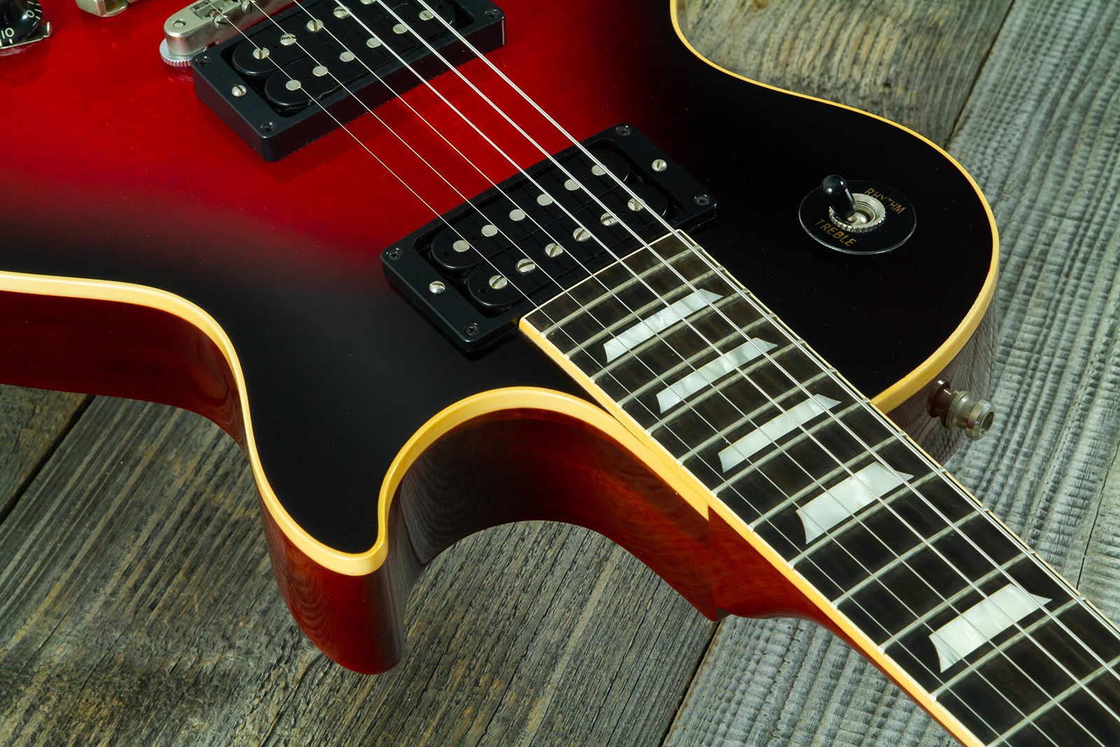 Gibson Custom Shop M2m Slash Les Paul 1958 Standard Proto #2 - Vos Vermillion Burst - Single cut gitaar - Variation 14