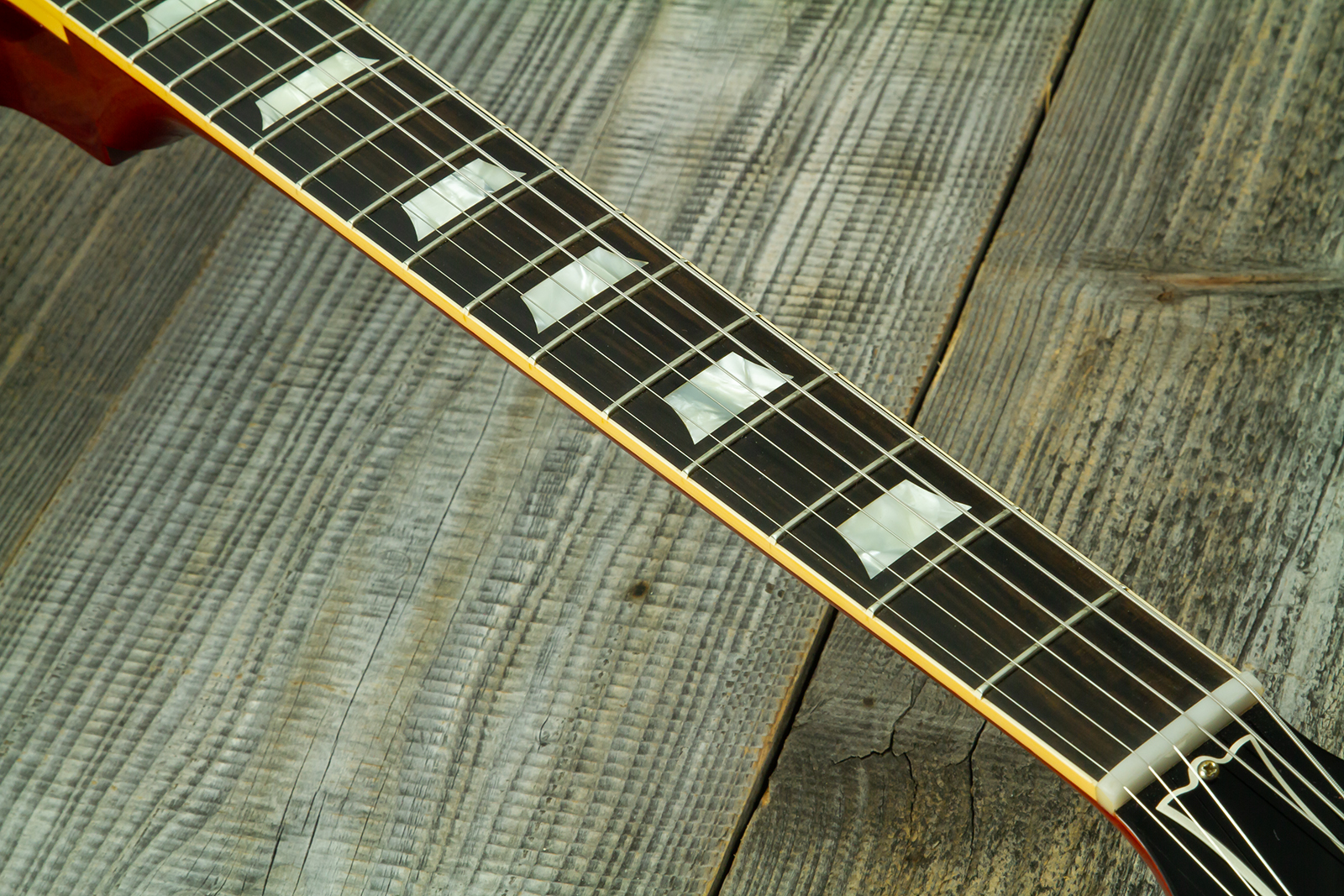 Gibson Custom Shop M2m Slash Les Paul 1958 Standard Proto #2 - Vos Vermillion Burst - Single cut gitaar - Variation 15