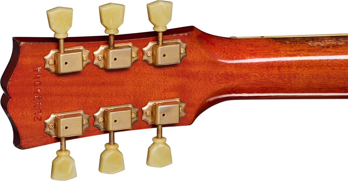 Gibson Custom Shop Murphy Lab Hummingbird 1960 Fixed Bridge Dreadnought Epicea Acajou Rw - Heavy Aged Washed Cherry Sunburst - Folk gitaar - Variation