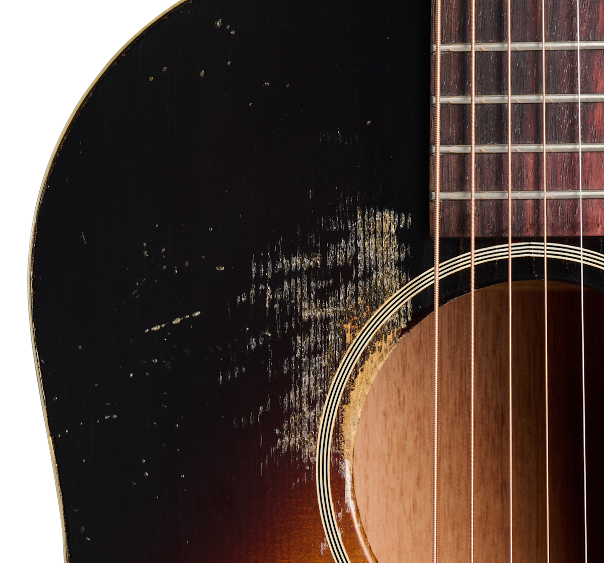 Gibson Custom Shop Murphy Lab J45 1942 Banner Dreadnought Shsc Epicea Acajou Rw - Heavy Aged Vintage Sunburst - Folk gitaar - Variation 3