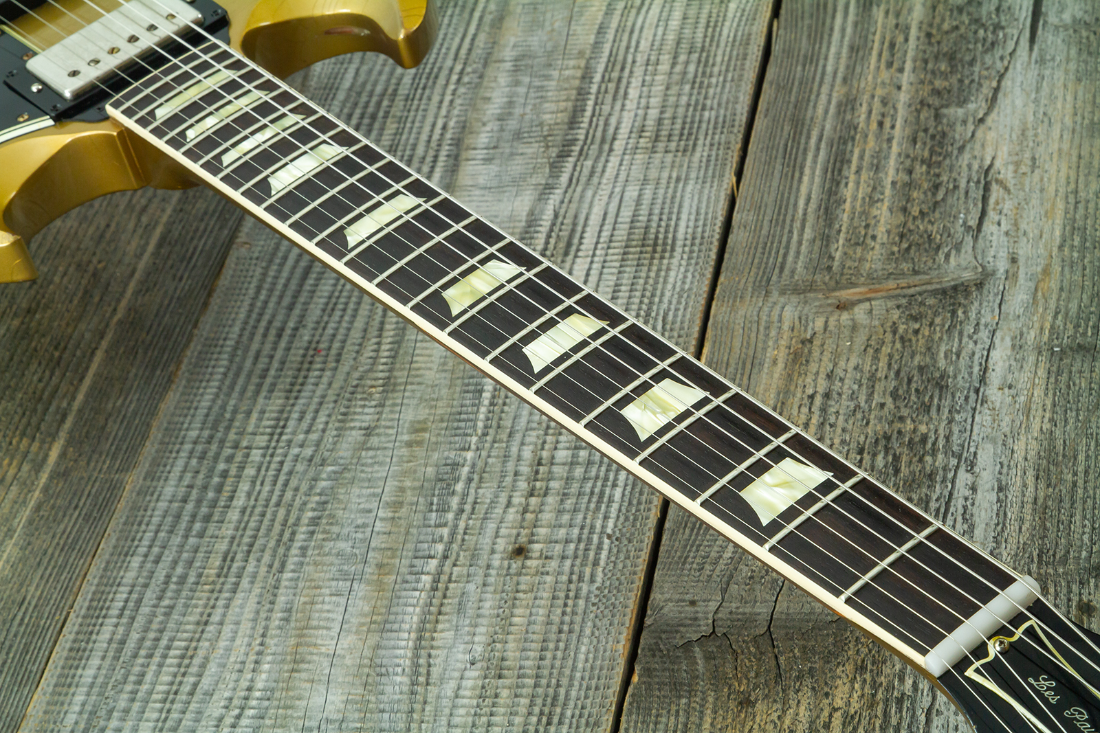 Gibson Custom Shop Sg Standard 1961 Reissue 2h Ht Rw #500881 - Murphy Lab Ultra Heavy Aged Double Gold - Double cut gitaar - Variation 8