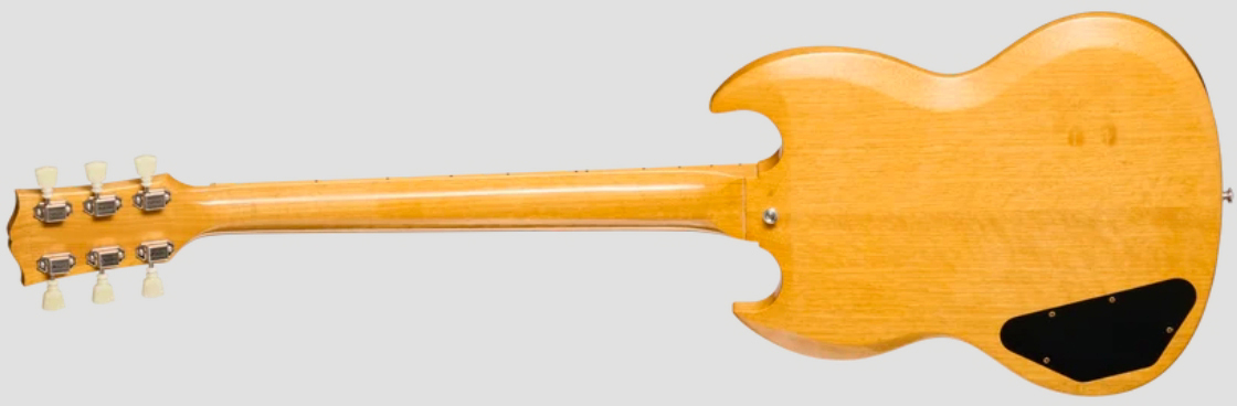 Gibson Custom Shop Sg Standard Reissue 1964 Korina Le Ltd 2h Trem Eb - Vos Antique Natural - Double cut gitaar - Variation 1