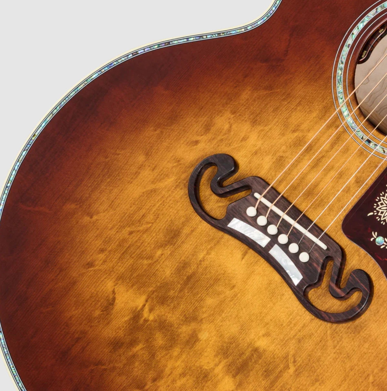 Gibson Custom Shop Sj200 Ann. Ltd Super Jumbo Epicea Erable Rw - Cremona Burst - Folk gitaar - Variation 2