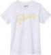 Distressed Gibson Tee Large - White