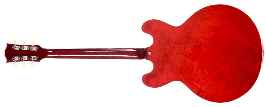 Gibson Es-335 1961 Kalamazoo Historic 2019 2h Ht Rw - Gloss Sixties Cherry - Semi hollow elektriche gitaar - Variation 1