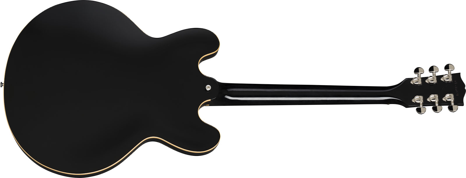 Gibson Es-335 Dot P-90 2019 Ht Rw - Ebony - Semi hollow elektriche gitaar - Variation 1