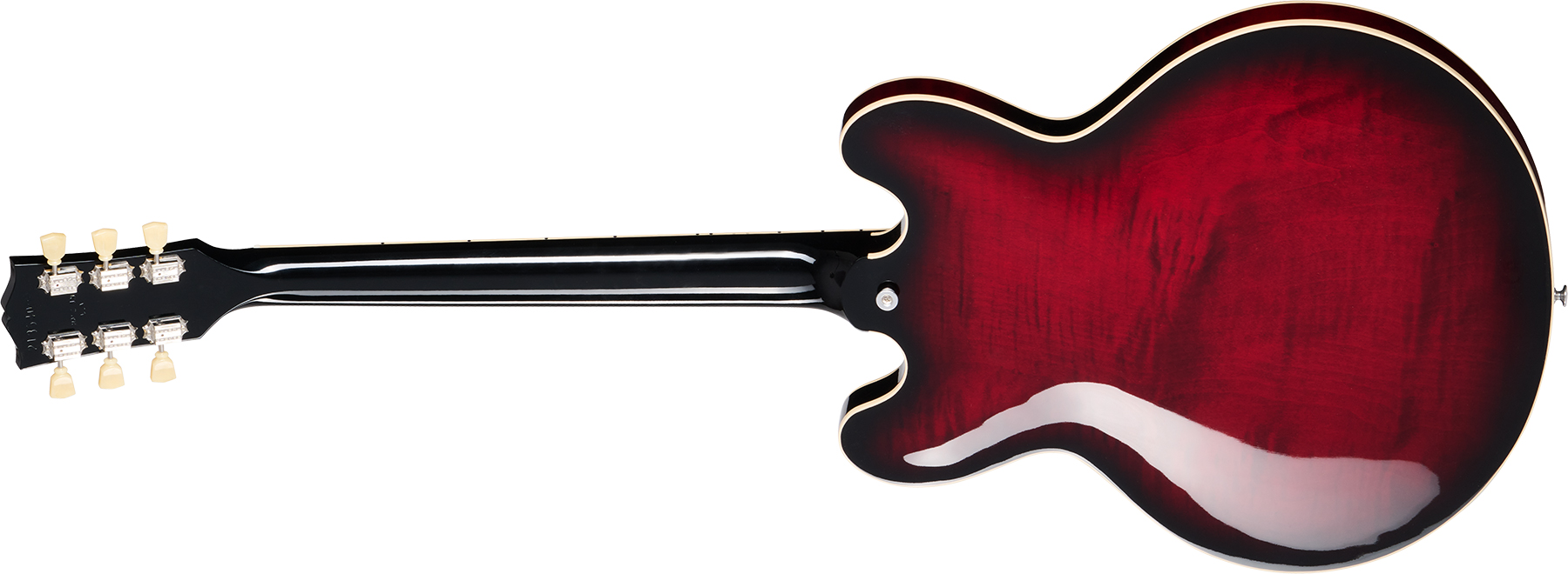 Gibson Es-335 Figured Original Custom Color 2h Ht Rw - Blood Moon Burst - Semi hollow elektriche gitaar - Variation 1