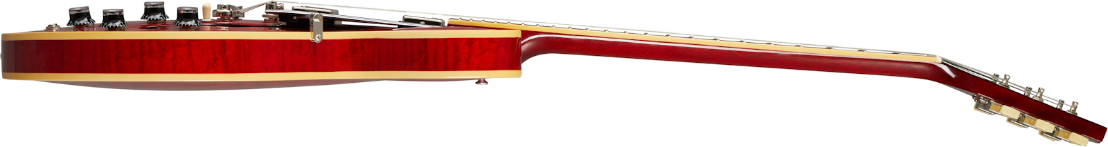 Gibson Es-335 Figured Lh Original Gaucher 2h Ht Rw - Sixties Cherry - Linkshandige elektrische gitaar - Variation 3