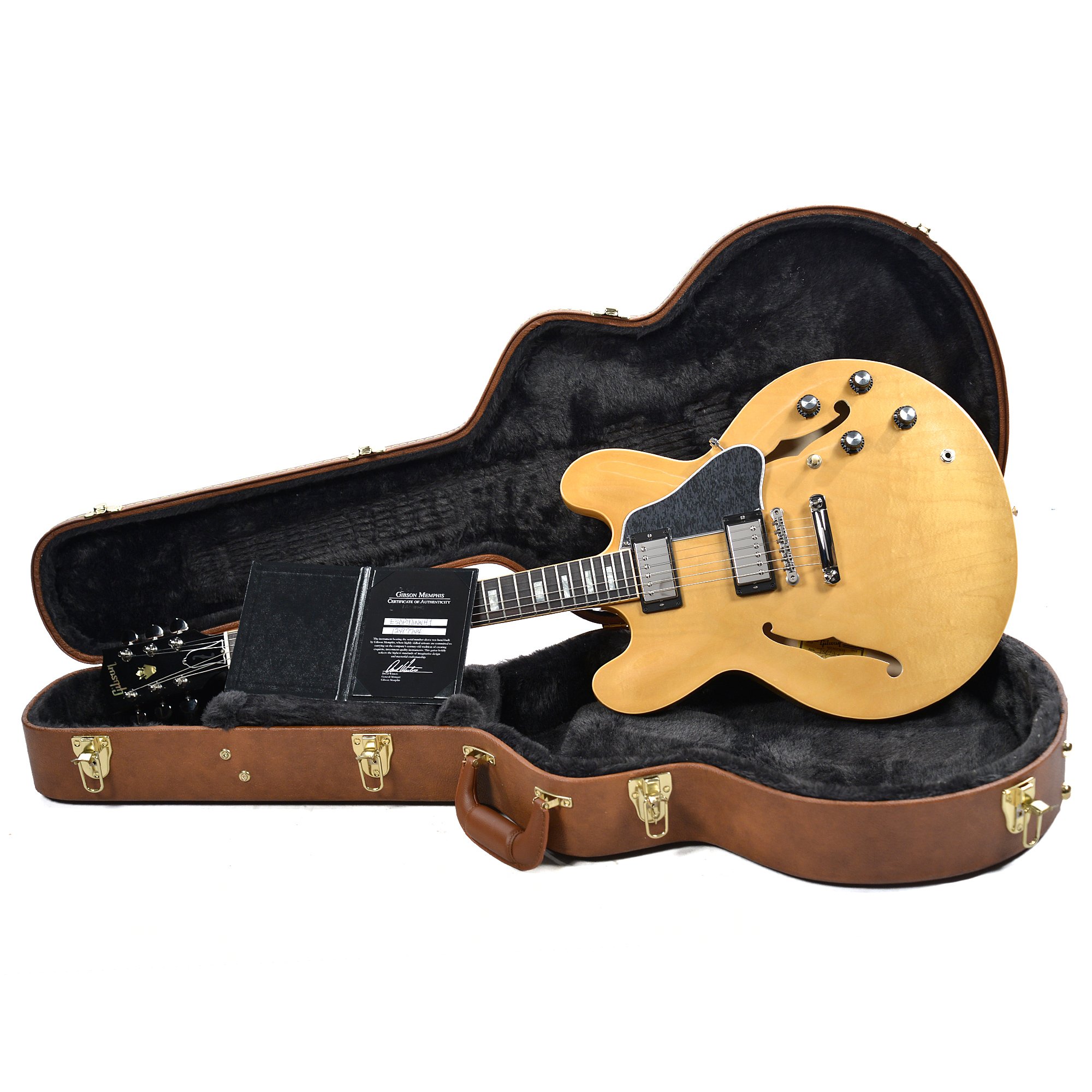 Gibson Es-335 Traditional 2018 Ltd - Dark Vintage Natural - Semi hollow elektriche gitaar - Variation 5