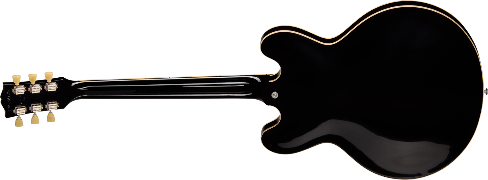 Gibson Es335 50s Usa 2h Ht Rw - Ebony - Semi hollow elektriche gitaar - Variation 1