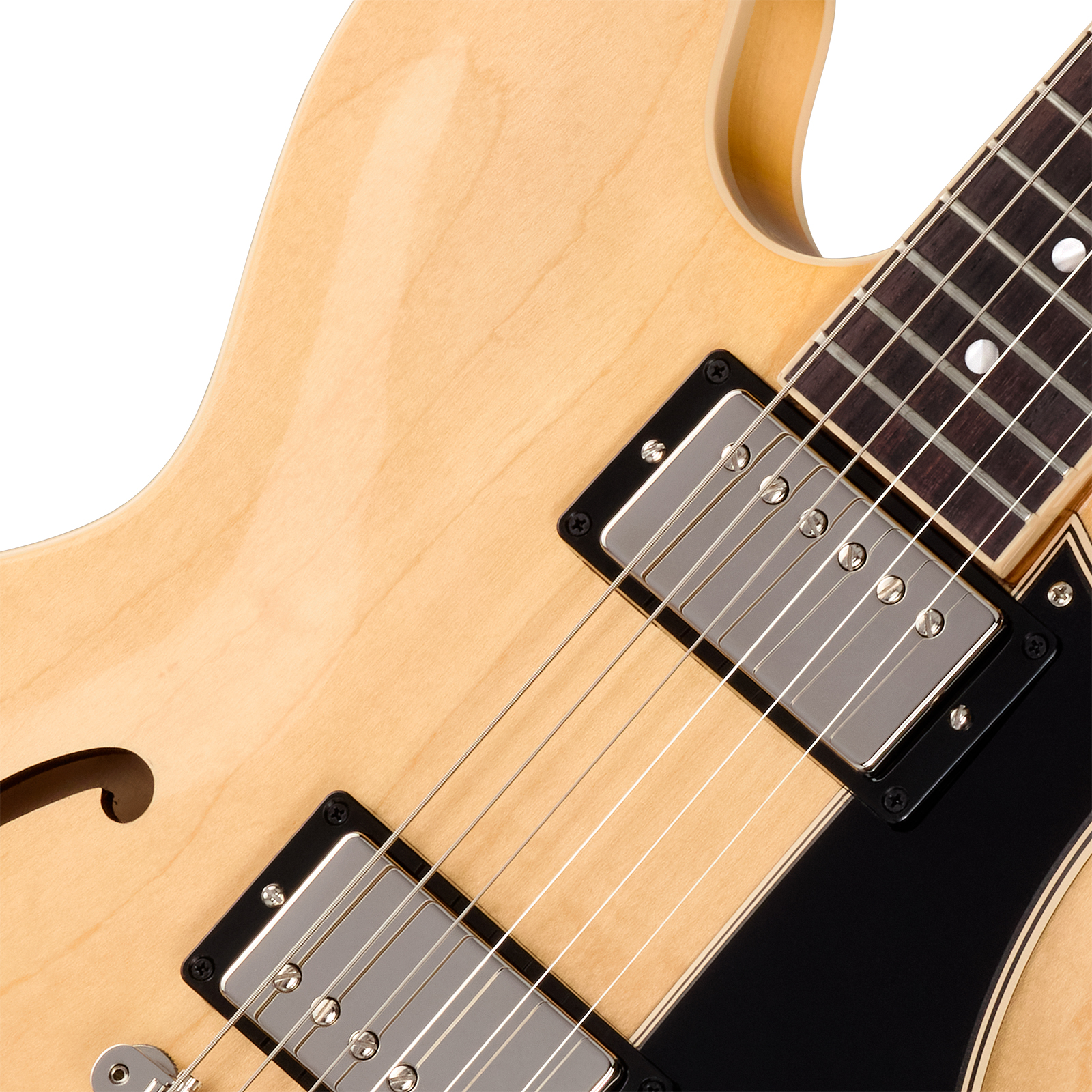 Gibson Es335 50s Usa 2h Ht Rw - Vintage Natural - Semi hollow elektriche gitaar - Variation 2