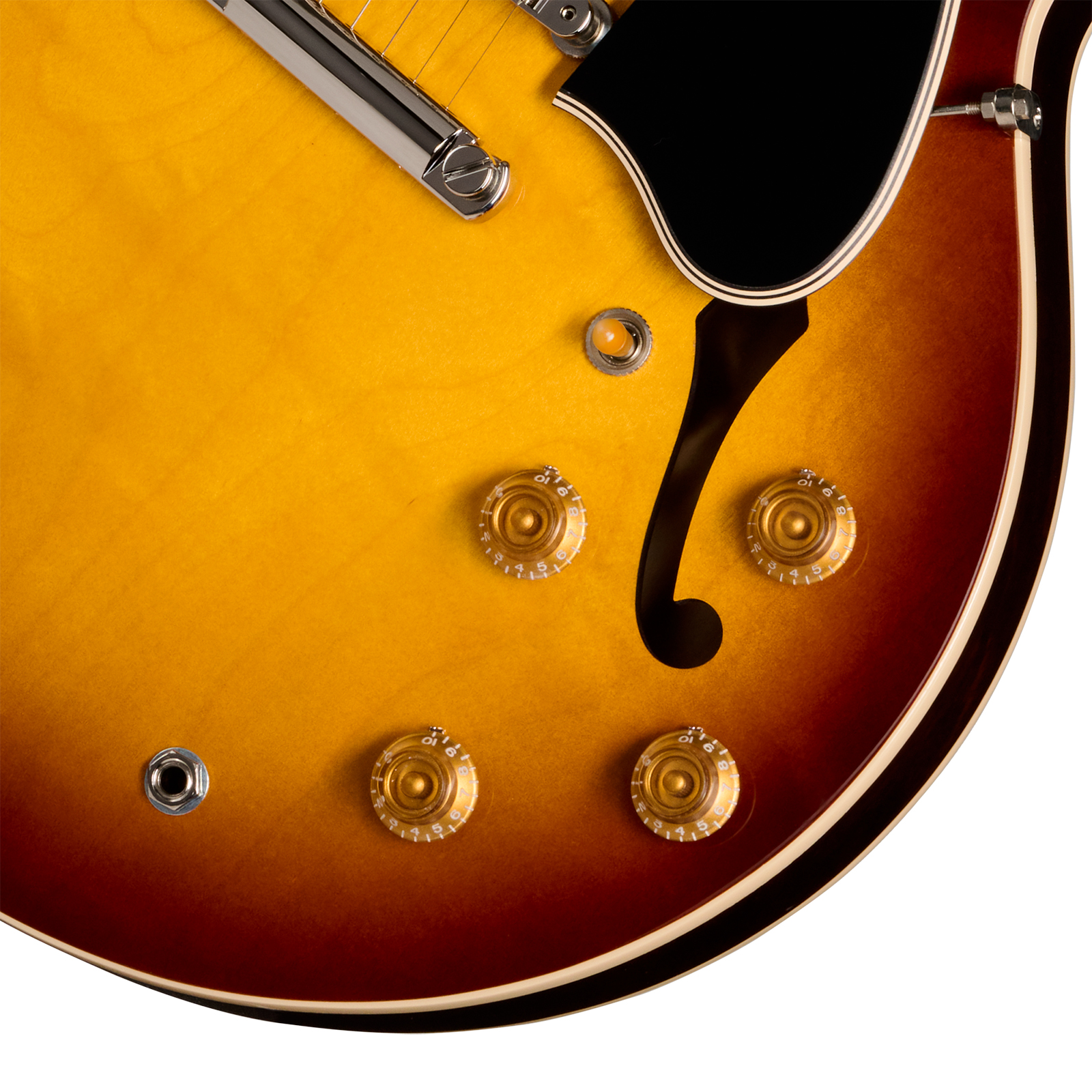 Gibson Es335 50s Usa 2h Ht Rw - Vintage Tobacco Burst - Semi hollow elektriche gitaar - Variation 3