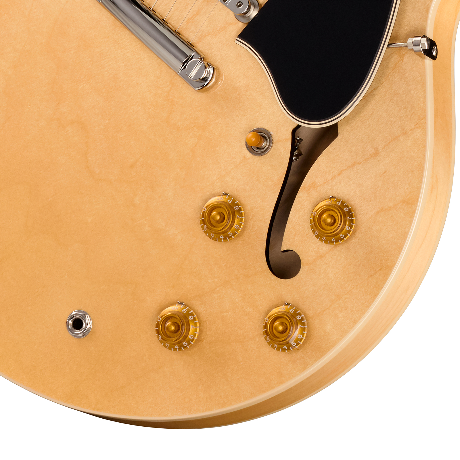 Gibson Es335 50s Usa 2h Ht Rw - Vintage Natural - Semi hollow elektriche gitaar - Variation 3