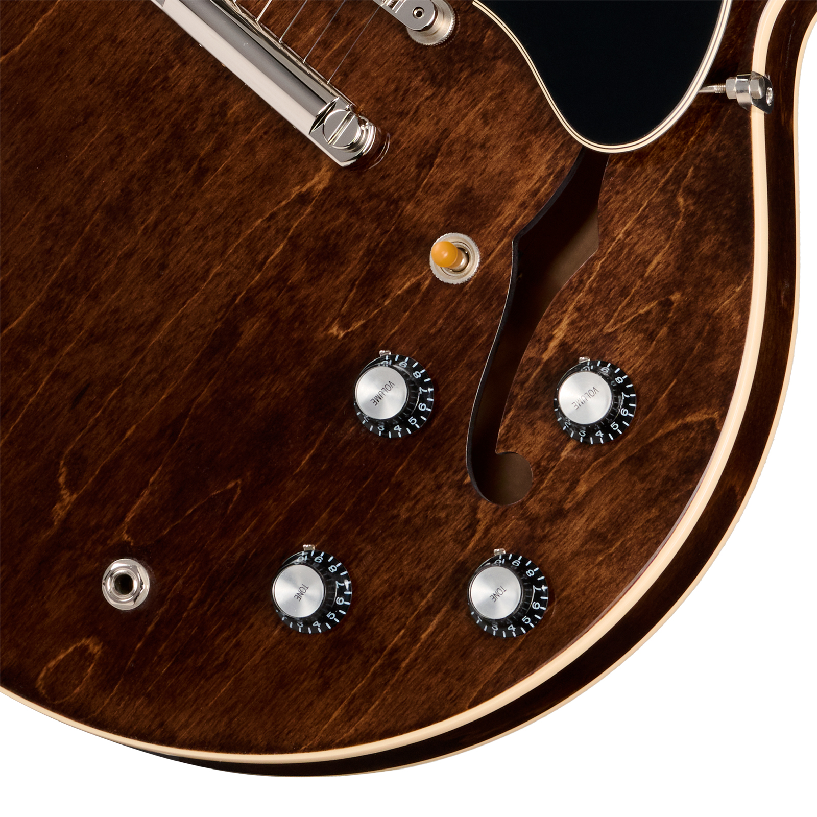 Gibson Es335 60s Usa 2h Ht Rw - Dark Walnut - Semi hollow elektriche gitaar - Variation 3