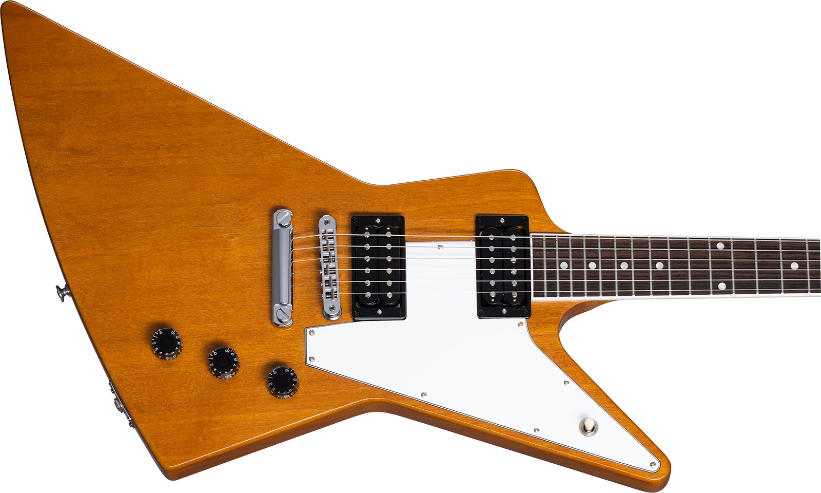 Gibson Explorer 70s Original 2h Ht Rw - Antique Natural - Retro-rock elektrische gitaar - Variation 3
