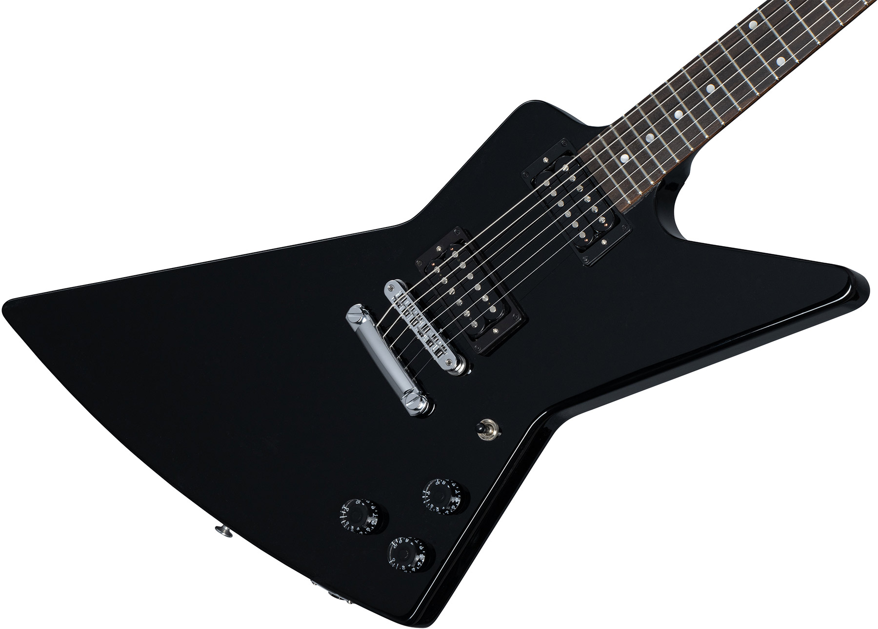 Gibson Explorer 80s 2h Ht Rw - Ebony - Metalen elektrische gitaar - Variation 3