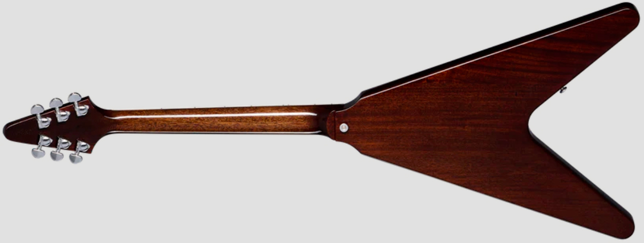 Gibson Flying V 70s Original 2h Ht Rw - Dark Walnut - Metal elektrische gitaar - Variation 1