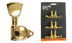 Gibson Grover Modern Keystone Machine Heads Jeu 3x3 Gold - Stemmechanieken - Variation 1