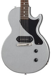 Enkel gesneden elektrische gitaar Gibson Billie Joe Armstrong Les Paul Junior - Silver mist
