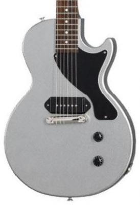 Solid body elektrische gitaar Gibson Billie Joe Armstrong Les Paul Junior - Silver mist