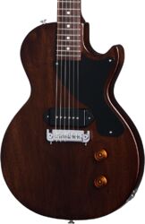 Kenmerkende elektrische gitaar Gibson Charlie Starr Les Paul Junior Ltd - dark walnut