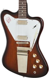 Retro-rock elektrische gitaar Gibson Custom Shop 1965 Non-Reverse Firebird V w/ Vibrola - VOS Vintage Sunburst