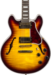 Semi hollow elektriche gitaar Gibson Custom Shop CS-356 #CS201786 - Vintage sunburst