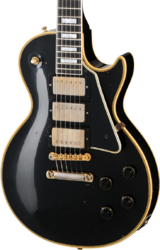 Enkel gesneden elektrische gitaar Gibson Custom Shop Eric Clapton 1958 Les Paul Custom - Murphy lab ebony