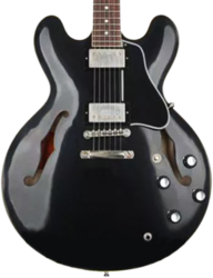 Semi hollow elektriche gitaar Gibson Custom Shop Historic 1961 ES-335 Reissue - Vos ebony