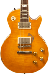 Enkel gesneden elektrische gitaar Gibson Custom Shop Kirk Hammett Greeny 1959 Les Paul Standard #941251 - Murphy Lab Aged Greeny Burst